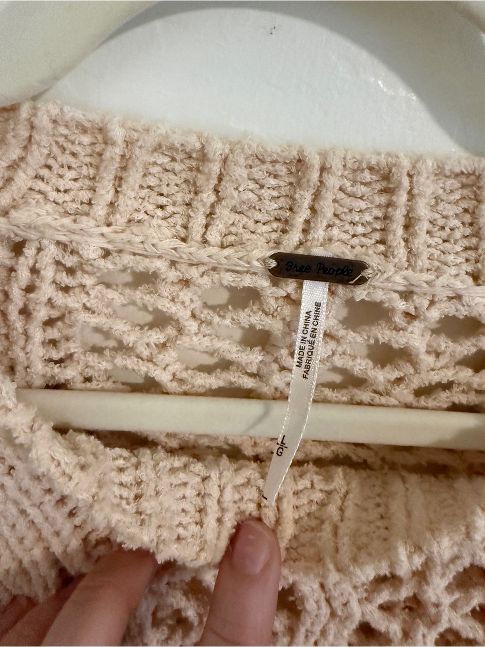 NWOT Free People Higher Love Fringe Sweater - Picture 4 of 5